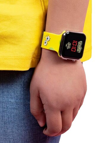 Montre 'SpongeBob' DISNEY en jaune : devant