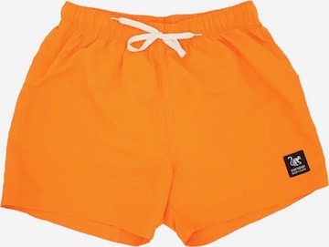 Surf Monkey - Bermudas en naranja: frente