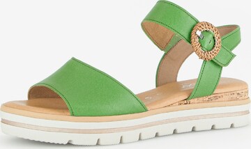 GABOR Sandals in Green: front