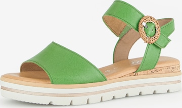 GABOR Sandals in Green: front