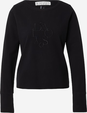 Tricou de la 10Days pe negru: față