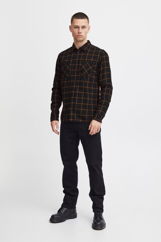 BLEND Regular fit Button Up Shirt in Black