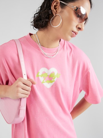 HUGO Shirt 'Dazalena' in Roze