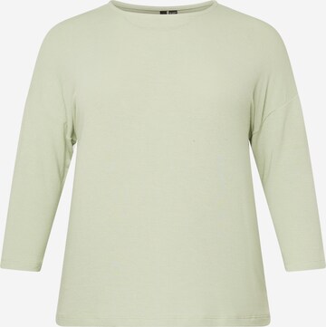 Vero Moda Curve Shirt 'Alma' in Green: front