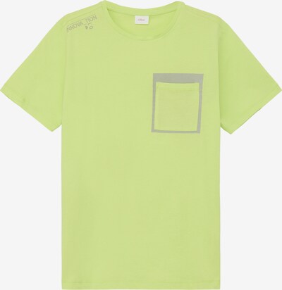 s.Oliver T-Shirt en vert clair / vert foncé, Vue avec produit