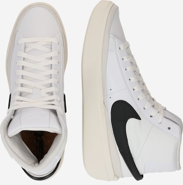 Nike Sportswear Sneakers hoog 'BLAZER PHANTOM' in Wit