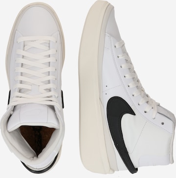 Nike Sportswear Σνίκερ ψηλό 'BLAZER PHANTOM' σε λευκό