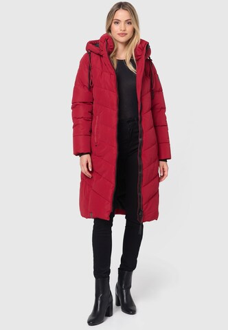 Manteau d’hiver 'Sahnekatzii XIV' NAVAHOO en rouge : devant