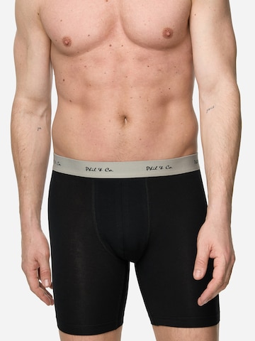 Phil & Co. Berlin - Calzoncillo boxer ' Jersey Long Boxer Briefs' en beige