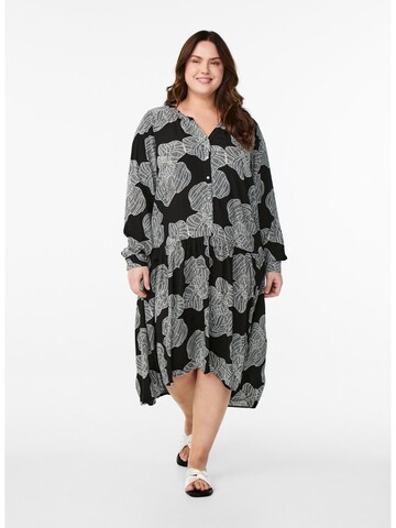 Rochie 'Vbella' de la Zizzi pe negru: față