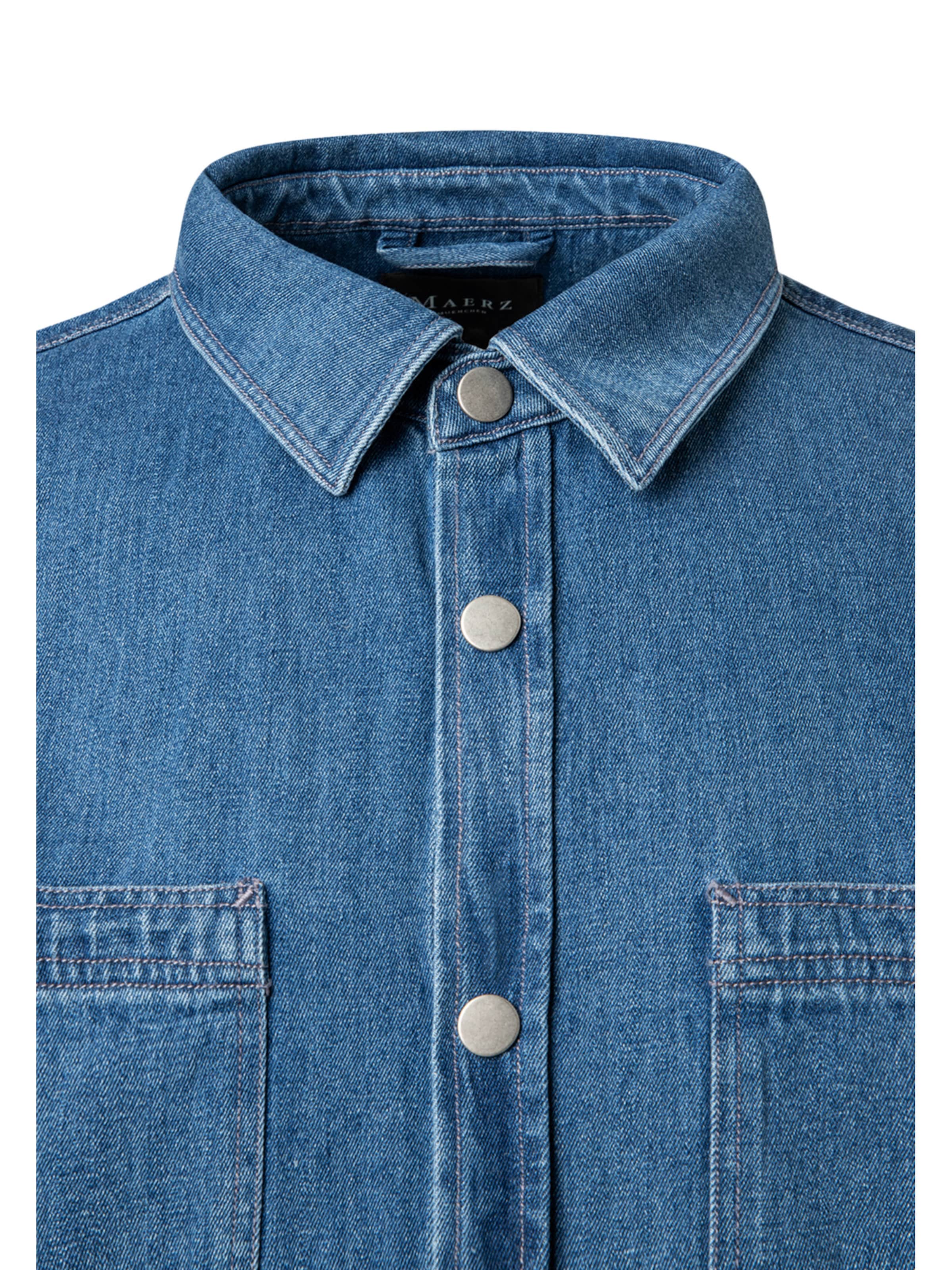 MAERZ Muenchen Regular fit Button Up Shirt ' 716000 ' in Blue