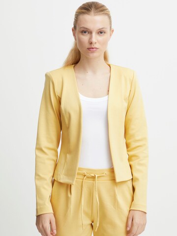 Blazer 'KATE' di ICHI in giallo: frontale