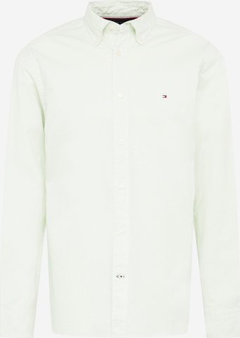 TOMMY HILFIGER - Ajuste regular Camisa en verde: frente