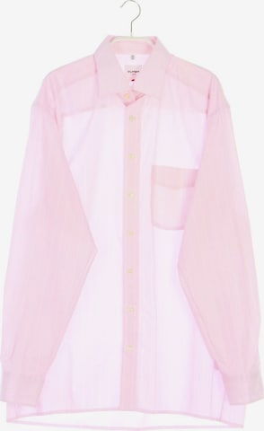 OLYMP Button Up Shirt in L in Pink: front