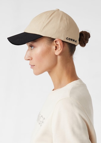 COMMA Cap in Beige: Vorderseite
