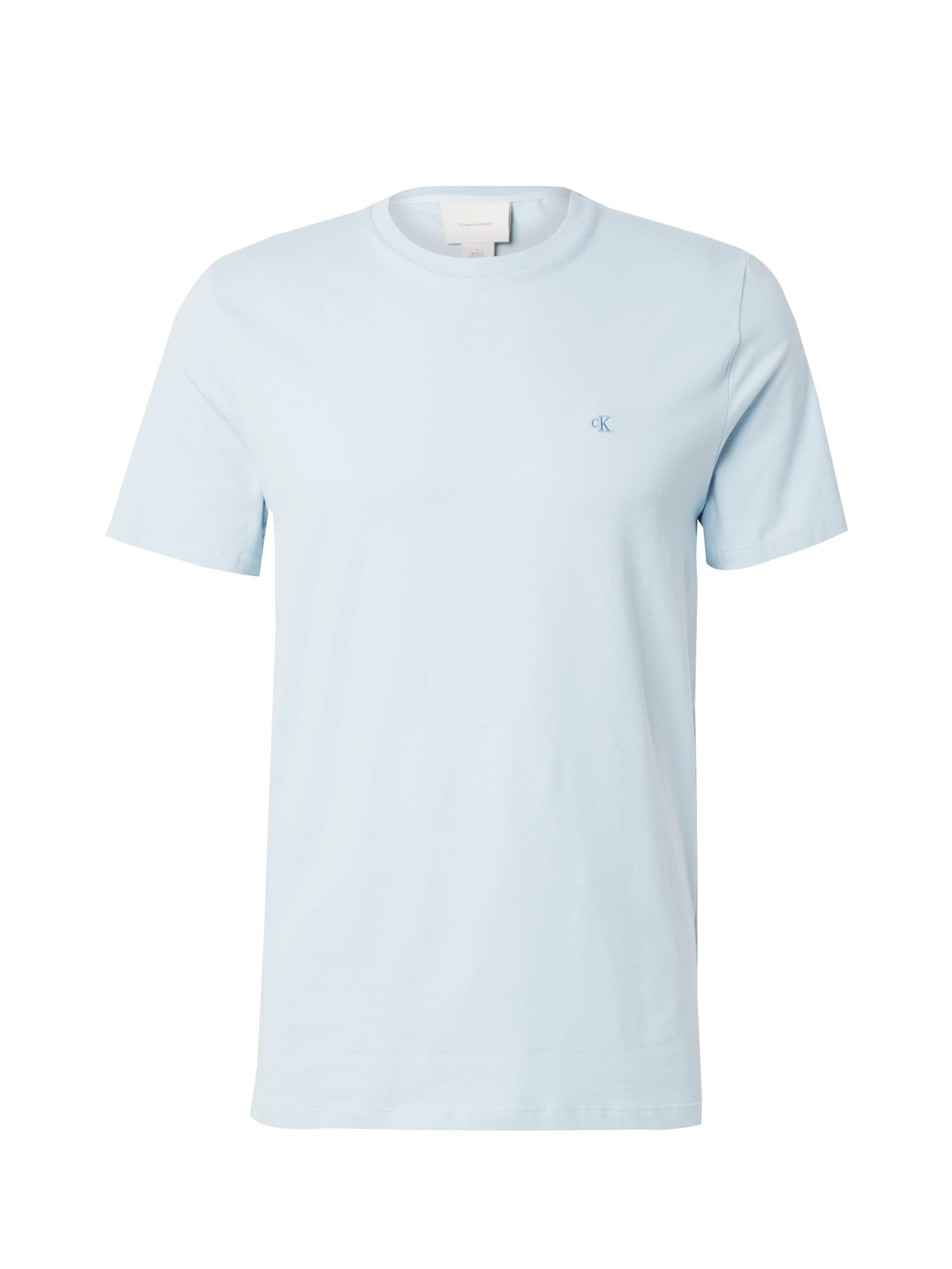 T-Shirt Calvin Klein en bleu : devant