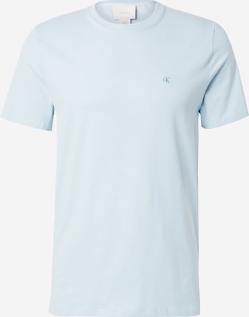 T-Shirt Calvin Klein en bleu : devant