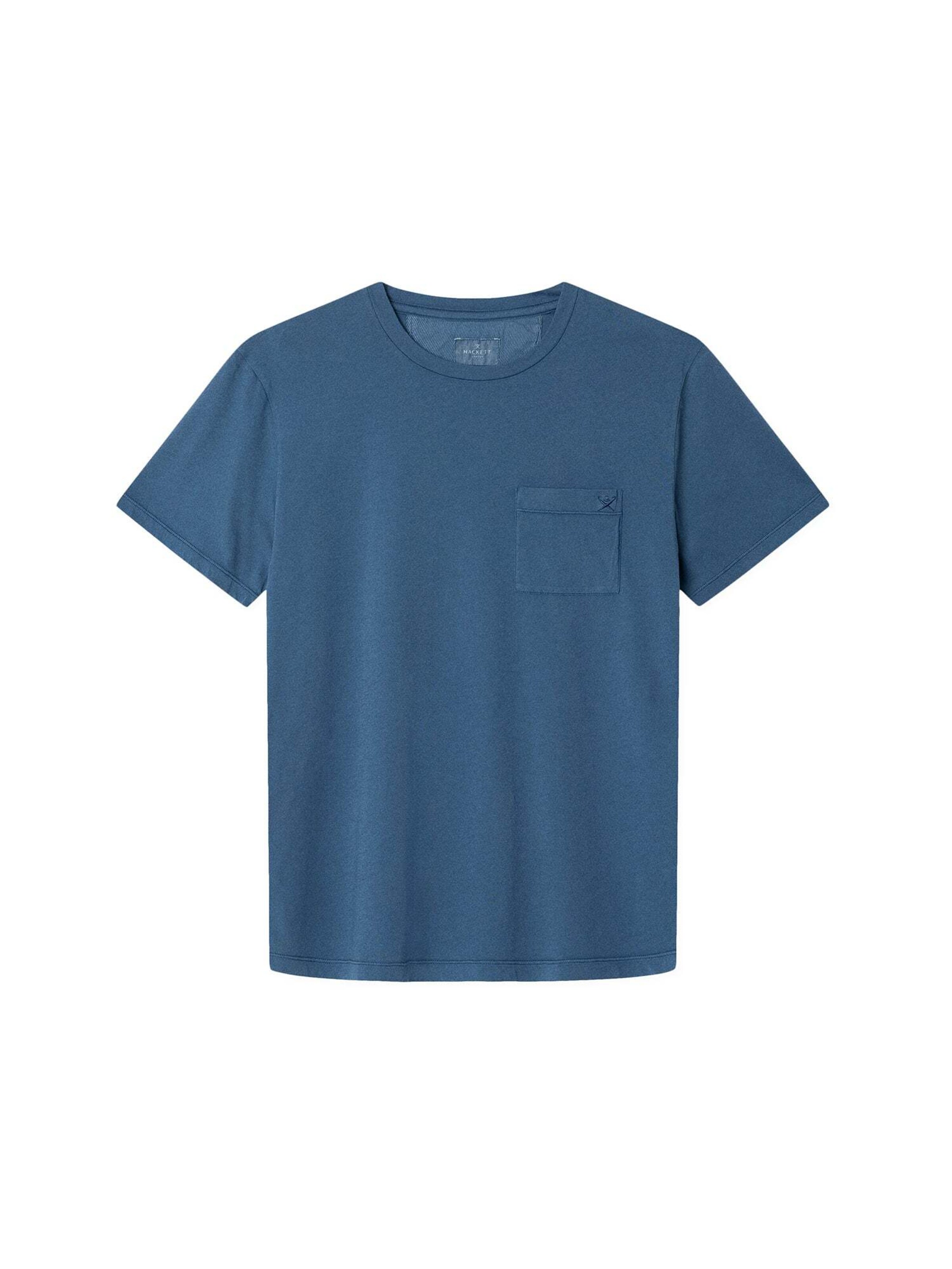 T-Shirt Hackett London en bleu : devant