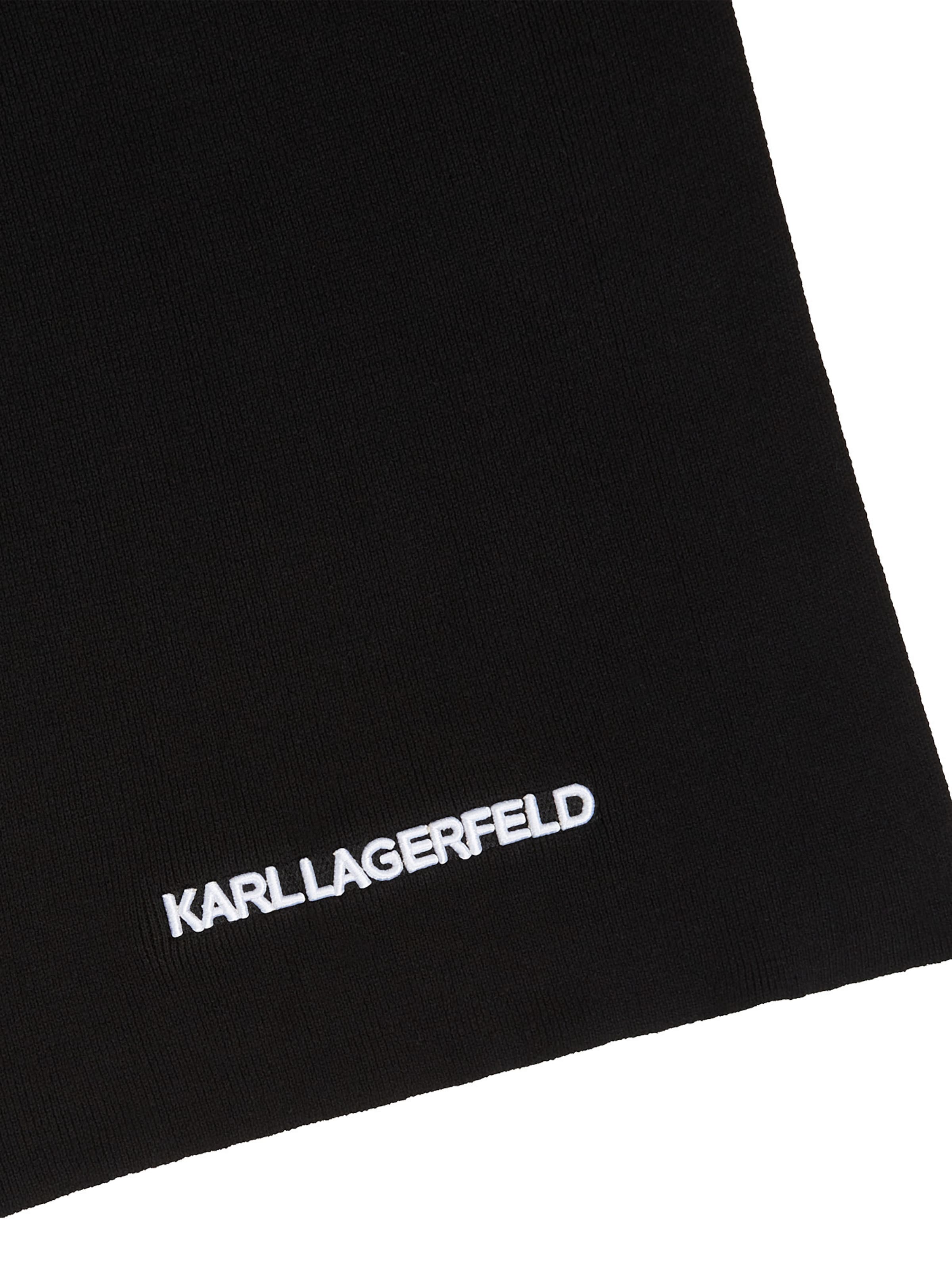 Karl Lagerfeld Κασκόλ σε μαύρο