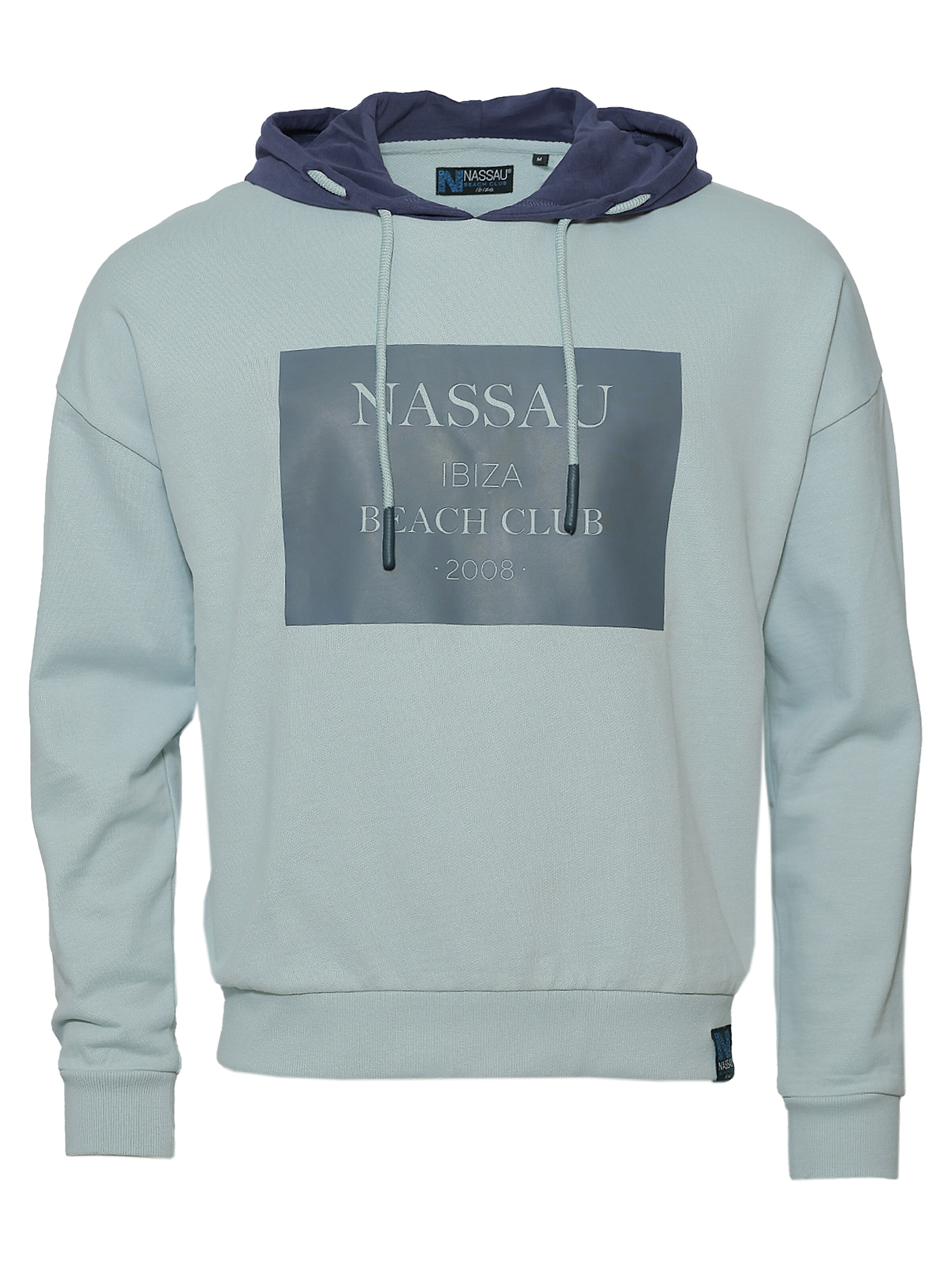 NASSAU Beach Club Sweatshirt ' NB231051 ' in Blauw: voorkant