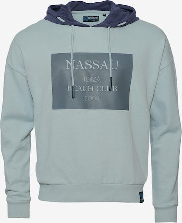NASSAU Beach Club Sweatshirt ' NB231051 ' in Blue: front