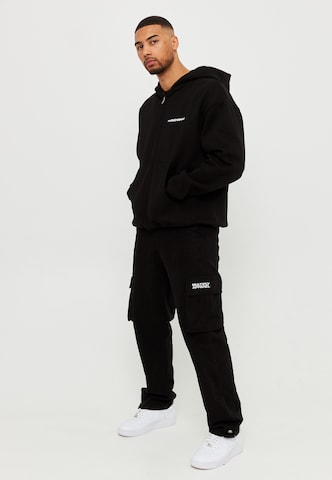 Multiply Apparel Zip-Up Hoodie in Black