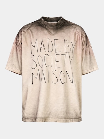 Maglietta 'SANDSTONE T-shirt - T17530' di Made By Society in beige: frontale
