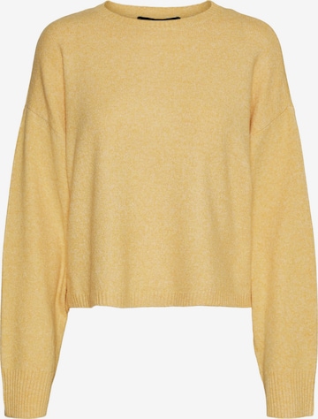 VERO MODA Sweater 'Doffy' in Yellow: front