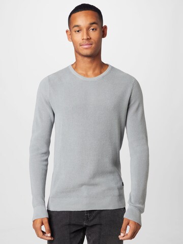 BLEND - Jersey 'Codford' en gris: frente