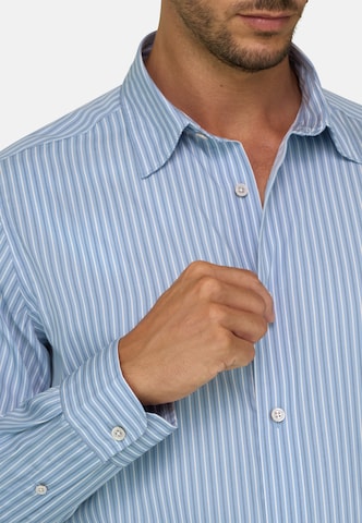 Boggi Milano Regular fit Overhemd in Blauw