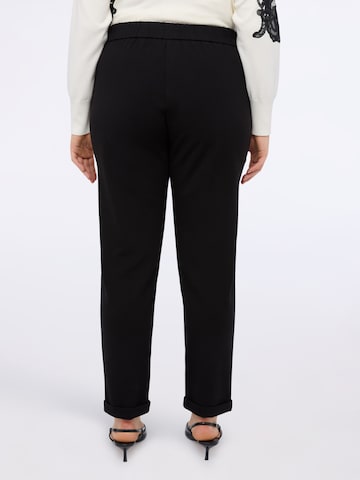 Fiorella Rubino Slimfit Broek in Zwart