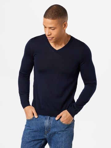 Pull-over 'Melba' BOSS en bleu : devant