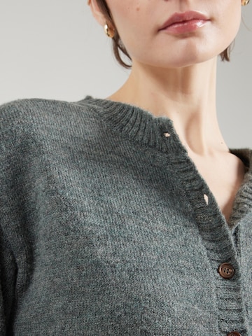 ABOUT YOU Knit Cardigan 'Fanny' in Grey