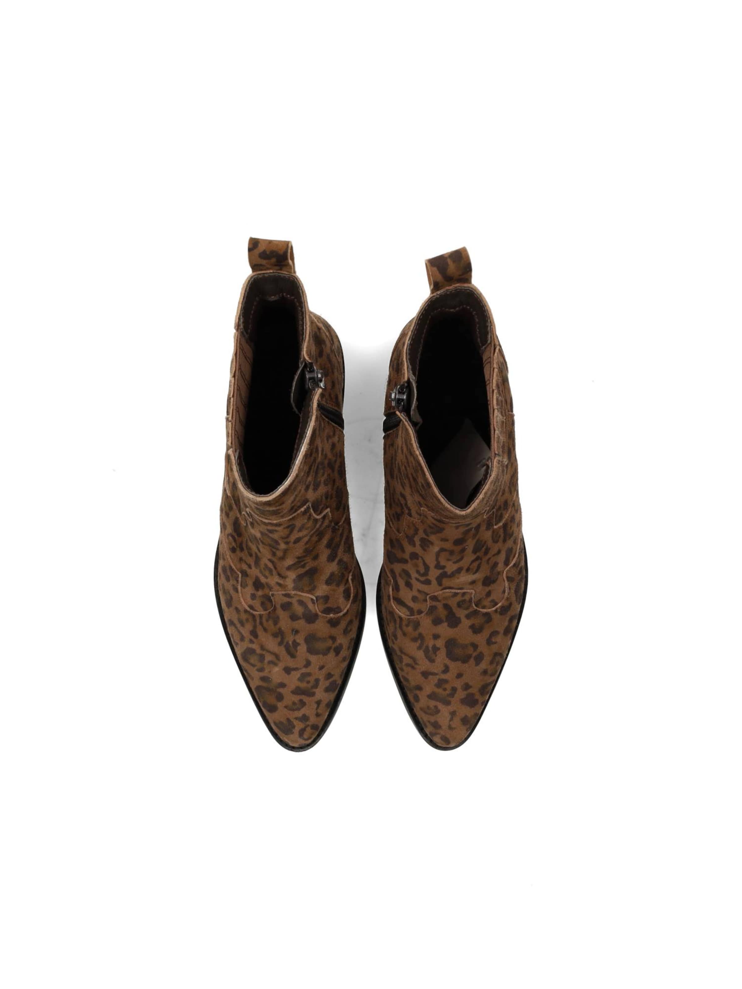 PS Poelman Bootie 'Tartor' in Brown