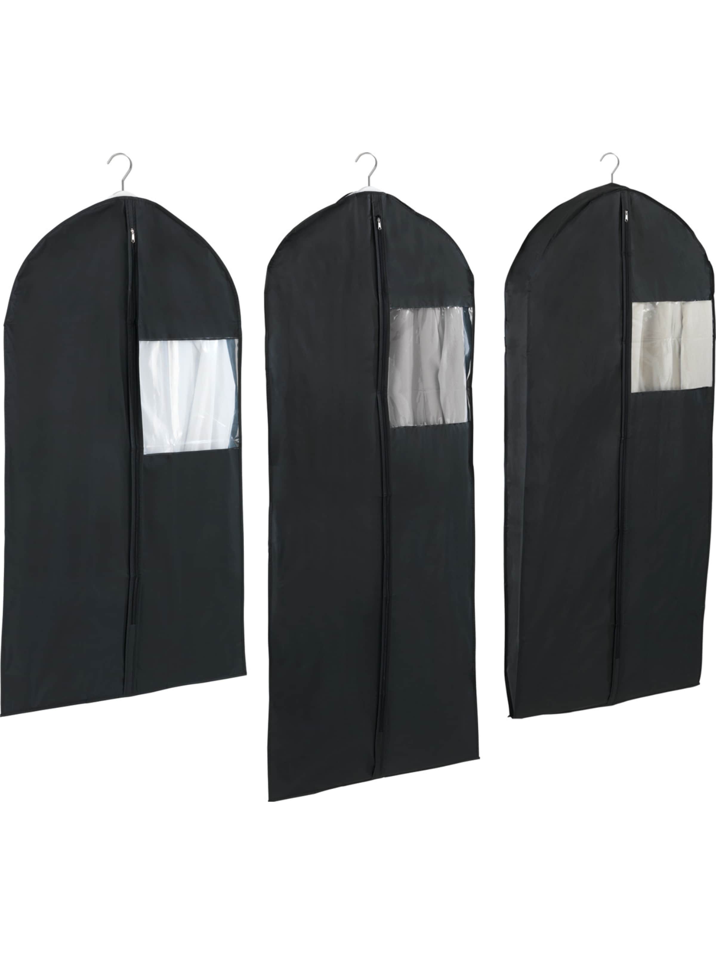 Wenko Garment Bag 'Deep Black' in Black: front