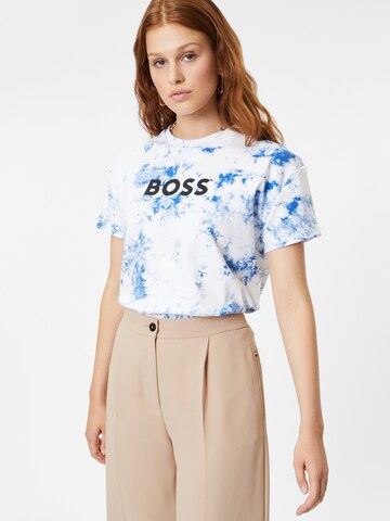 BOSS Orange - Camisa 'Eba' em branco: frente