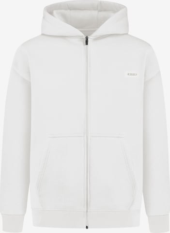 Smilodox Sweat jacket in White: front