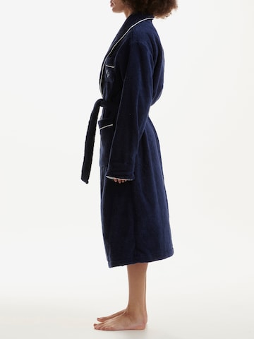 Polo Ralph Lauren Long Bathrobe ' Essentials ' in Blue