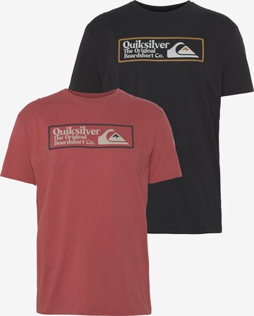 QUIKSILVER T-Shirt in Rot: predná strana
