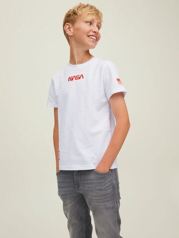 Jack & Jones Junior T-Shirt in Weiß: Vorderseite