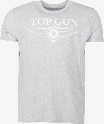 TOP GUN Shirt in Grijs: voorkant