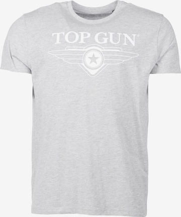TOP GUN T-Shirt in Grau: Vorderseite