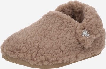 Crocs Тапки 'Classic' в Бежевый: спереди