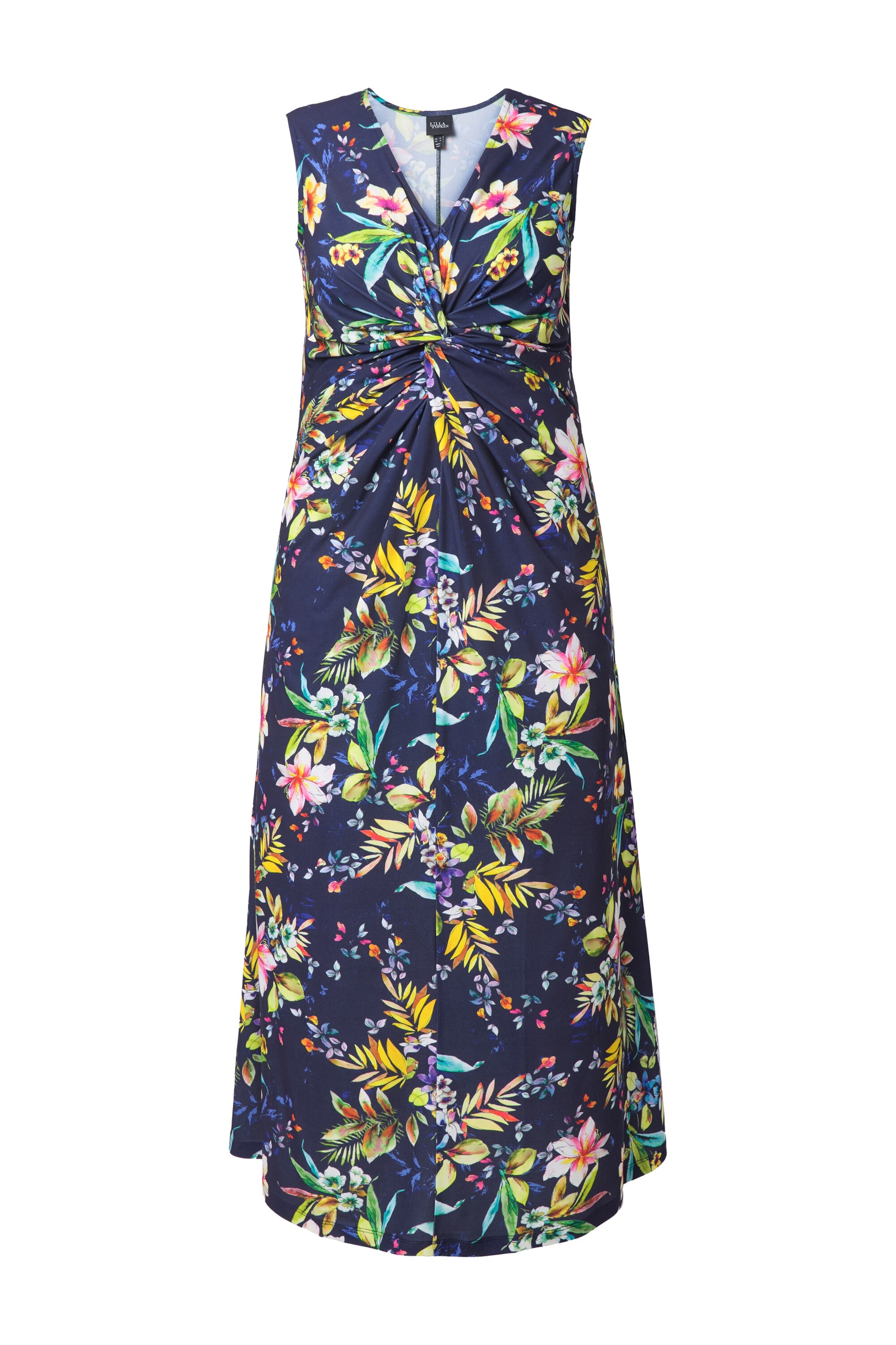 Ulla Popken Jurk in Blauw: voorkant