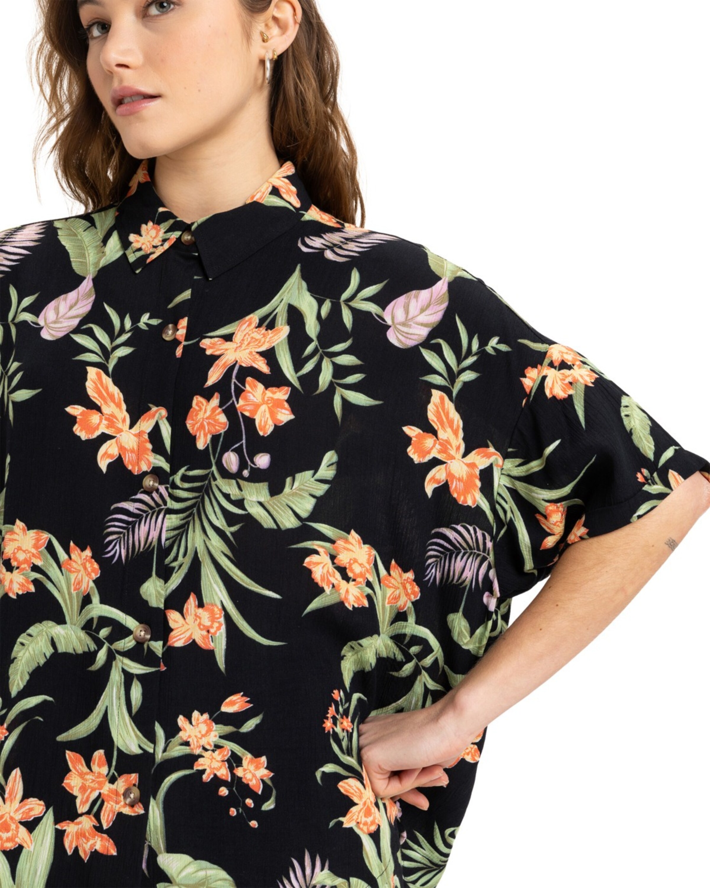 ROXY Blouse 'Beach Nostalgia' in Black