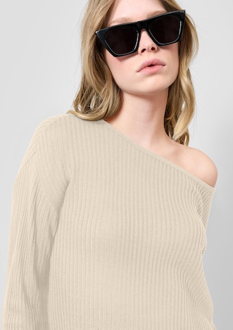 Pull-over QS en beige