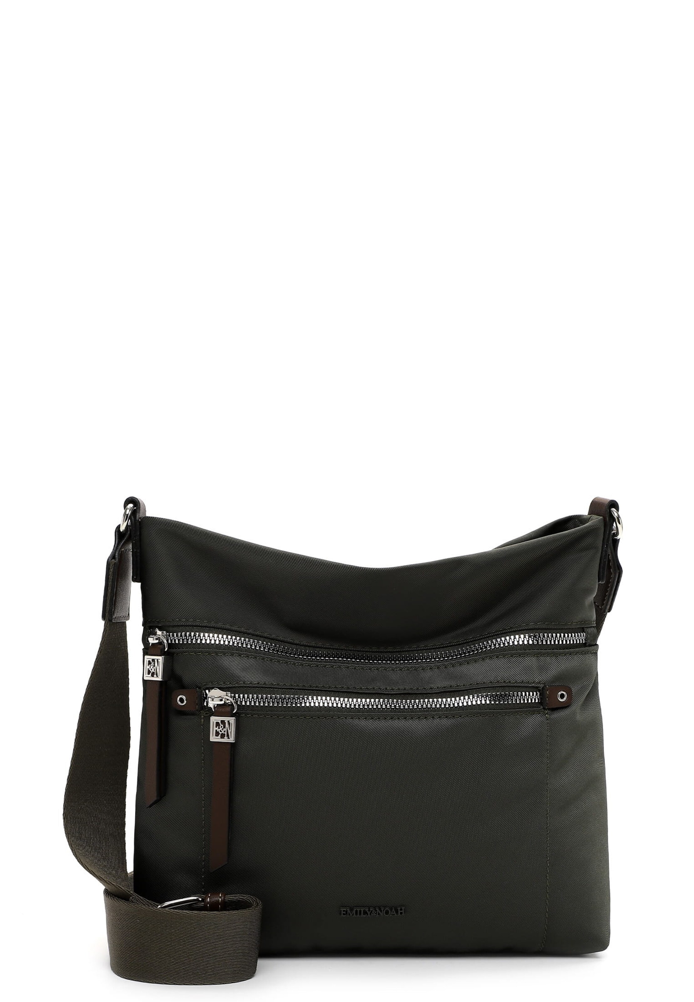 Borsa a tracolla di Emily & Noah in verde: frontale