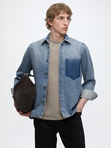 DRYKORN Regular fit Button Up Shirt 'DIEGGO_1' in Blue