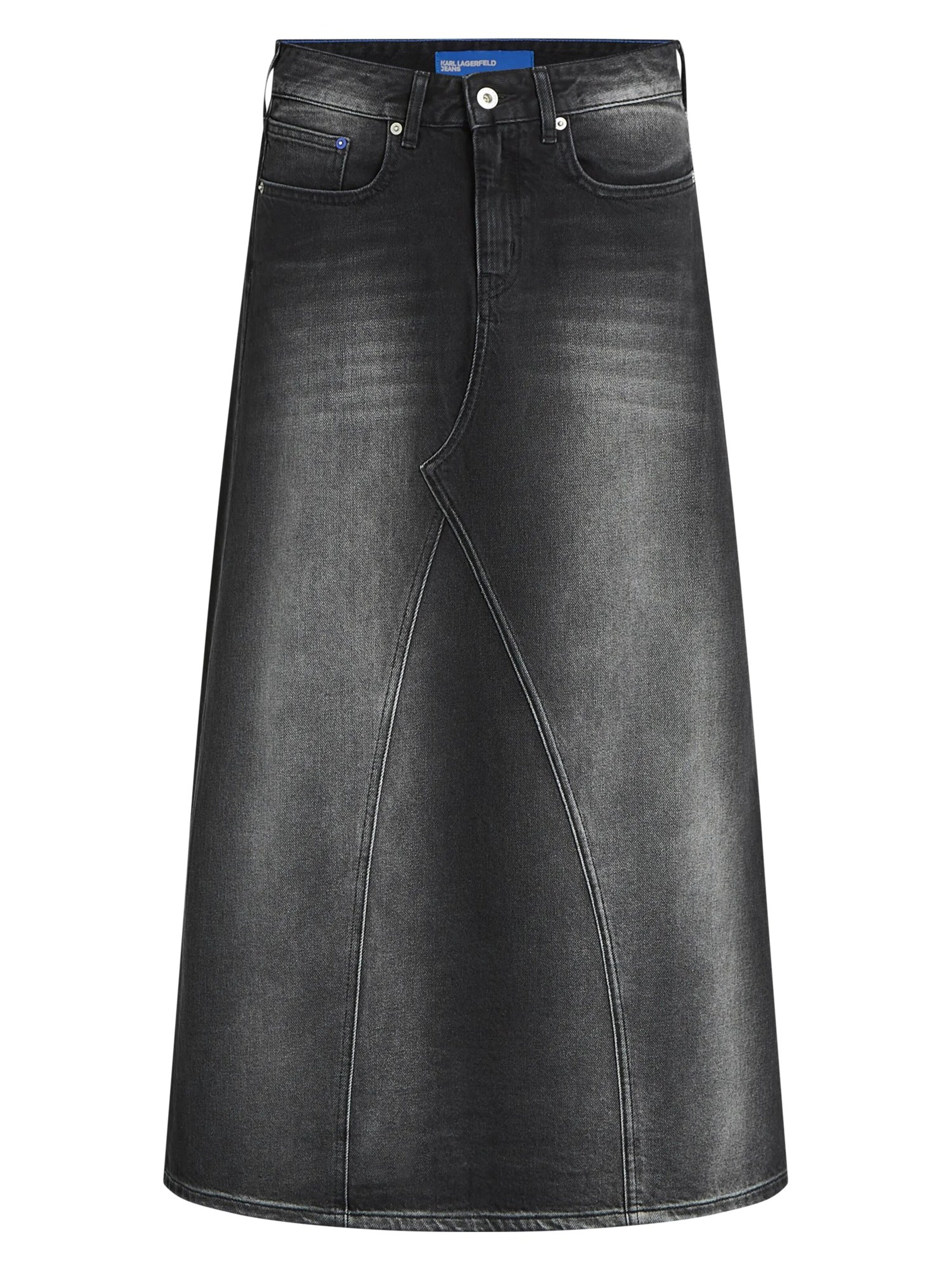 KARL LAGERFELD JEANS Sukně – černá: přední strana