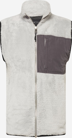 Gilet BURTON MENSWEAR LONDON di colore grigio scuro / bianco, Visualizzazione prodotti